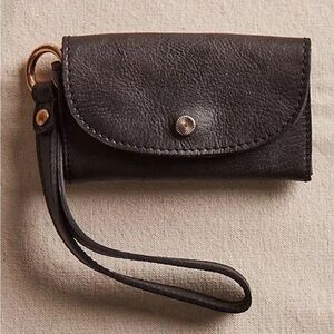 free people leather bag lanyard NWT